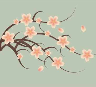 Japanese Landscape Tattoo Design
